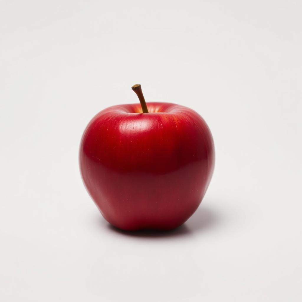 Manzana roja fresca, producto institucional
